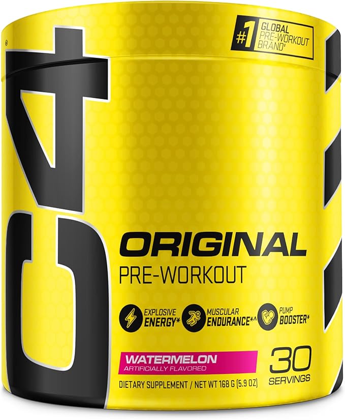 Cellucor C4 Original Pre Workout Powder Watermelon Sugar Free Preworkout Energy Supplement for Men