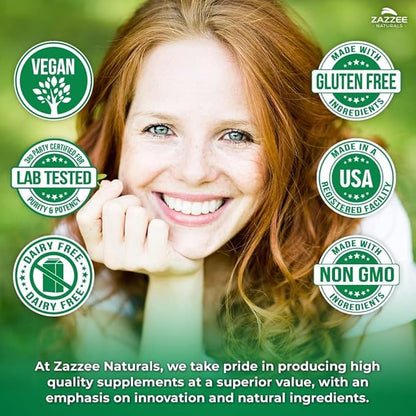 Zazzee USDA Organic Beet Root 8000 mg Strength 20:1 Extract, 60 Vegan Quick Release Capsules, Black