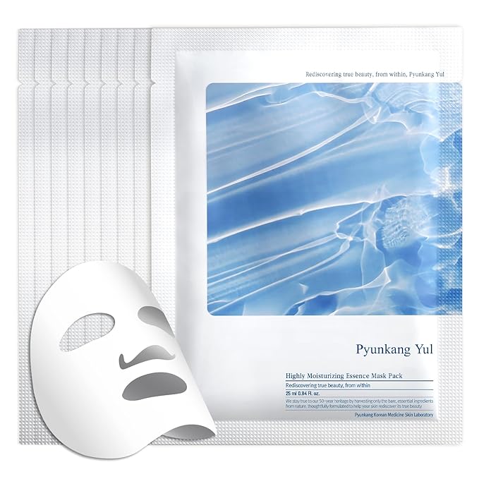 Pyunkang Yul Highly Moisturizing Essence Mask Pack 25 ml / 0.85 fl.oz. x 10 EA