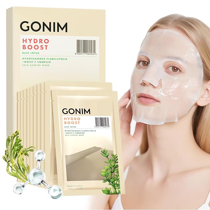 Face Mask Korean Skin Care with Hyaluronic Acid & Collagen Activation- Face Masks Skincare