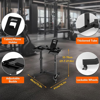 Adjustable Dumbbell Stand - Uboway Weight Stand with 4 Level Height Adjustment, Dumbbell Weight
