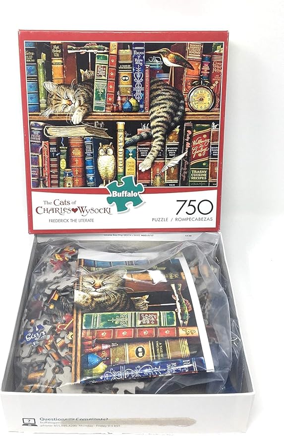 Buffalo Games - Charles Wysocki - Frederick the Literate - 750 Piece Jigsaw Puzzle For Adults