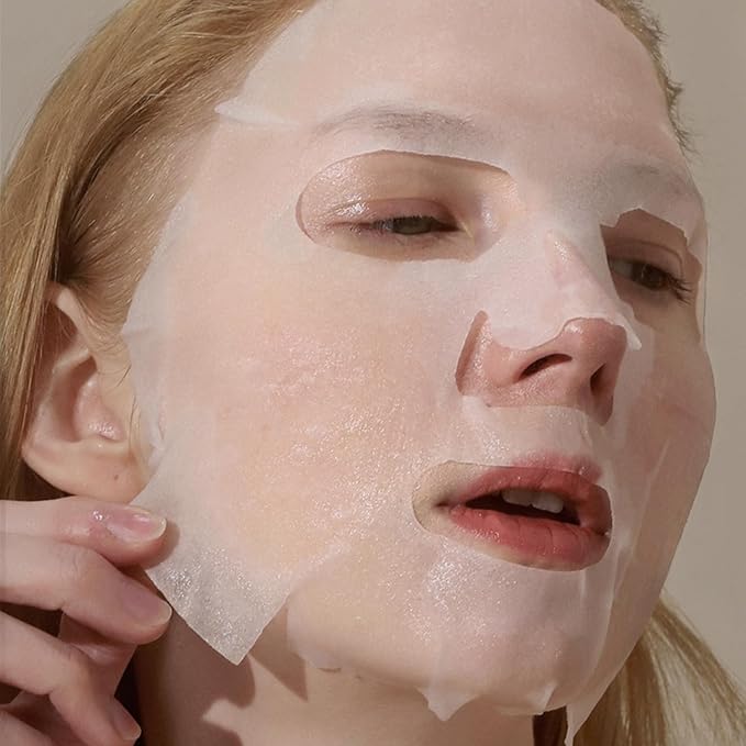 MOTHER MADE Glowing Glass Skin Hydrating Snail Deep Collagen Face Masks 10 EA, with Niacinamide 2%
