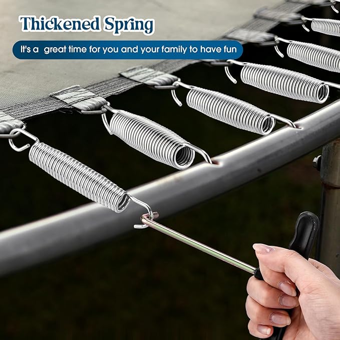 Tudomro Trampoline Springs 5.5 Inch Bulk Heavy Duty Stainless Steel Replacement Trampoline Springs