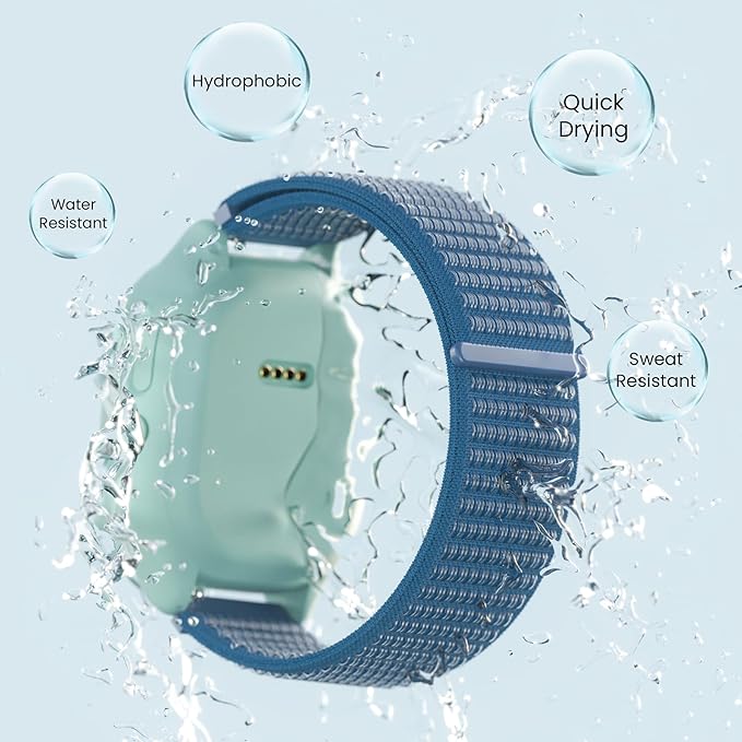 EWUONU 4 pack Adjustable Braided 20mm Band Compatible with Gizmo Watch 3 2 1/Gabb Watch 3e 3 2