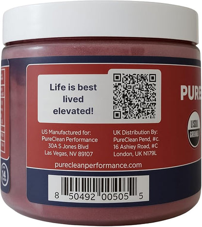 PureClean Organic Beet Juice Powder - Nitric Oxide Supplement - 100% USA Grown Beets - Organic Beet