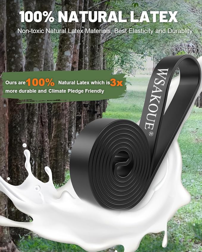 Pull Up Bands, Resistance Bands, Pull Up Assistance Bands Set for Men & Women, Exercise Workout