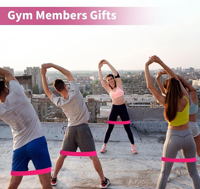 100 PCS Bulk Resistance Bands, Loop Exercise Bands Set for Gym Members Sports Class Students Gift