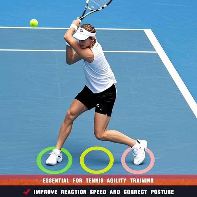 Colorful Anti Slip Safety Agile Ring Speed Ring 3 PCs Speed and Agility Training Equipment