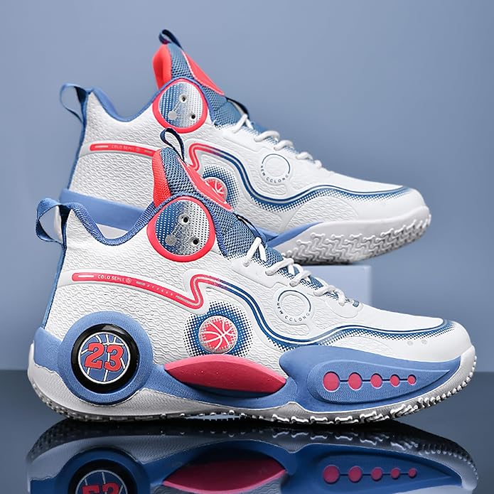 Boys Basketball Shoes Breathable Indoor Athletic Shoes Youth Outdoor Fashion Sneakers Comfortable