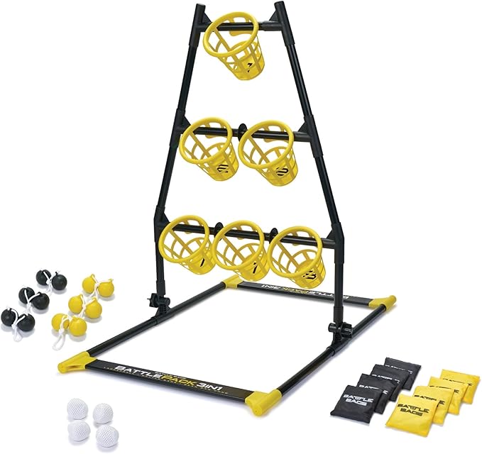 EastPoint 3-in-1 Battle Bag Battle Pack – 1 Easy to Convert Target - Bean Bag Toss Pong