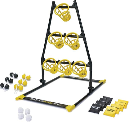 EastPoint 3-in-1 Battle Bag Battle Pack – 1 Easy to Convert Target - Bean Bag Toss Pong