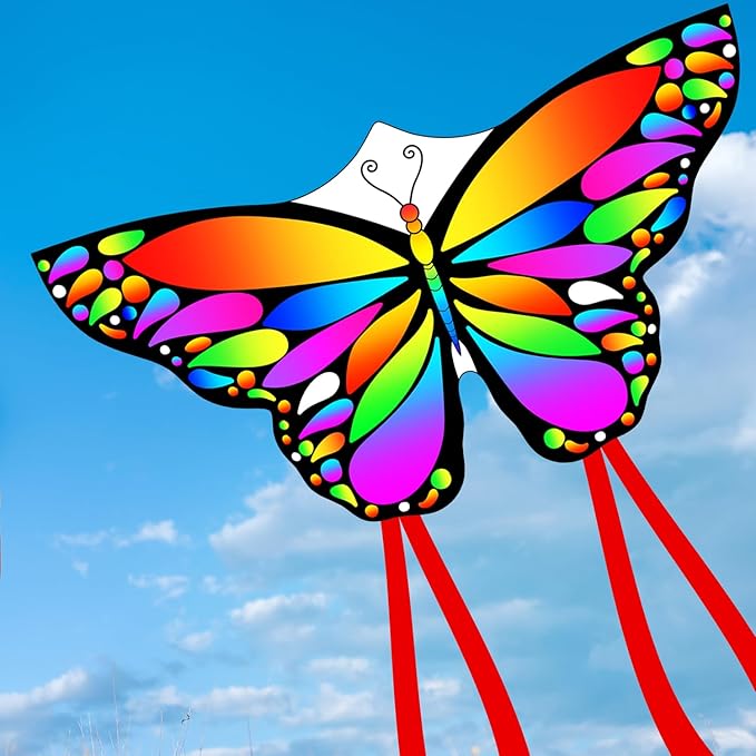 New Butterfly Kites for Kids & Adults,Easy to Fly Kite,Best Kite for Beginners,Kites for Kids Age