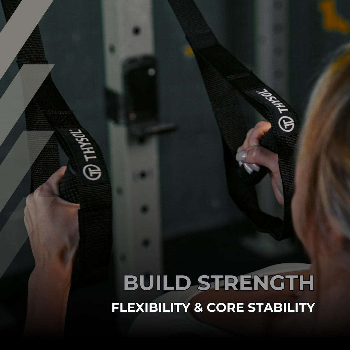 THYSOL Resistance Trainer Pro Xtreme Straps Army | Sling Trainer Set with Adjustable Door Anchor |