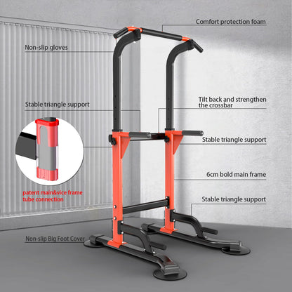 Z ZHICHI Pull-Up Dip Station Pull-Ups Chin-Ups: 330LBS T055CDC