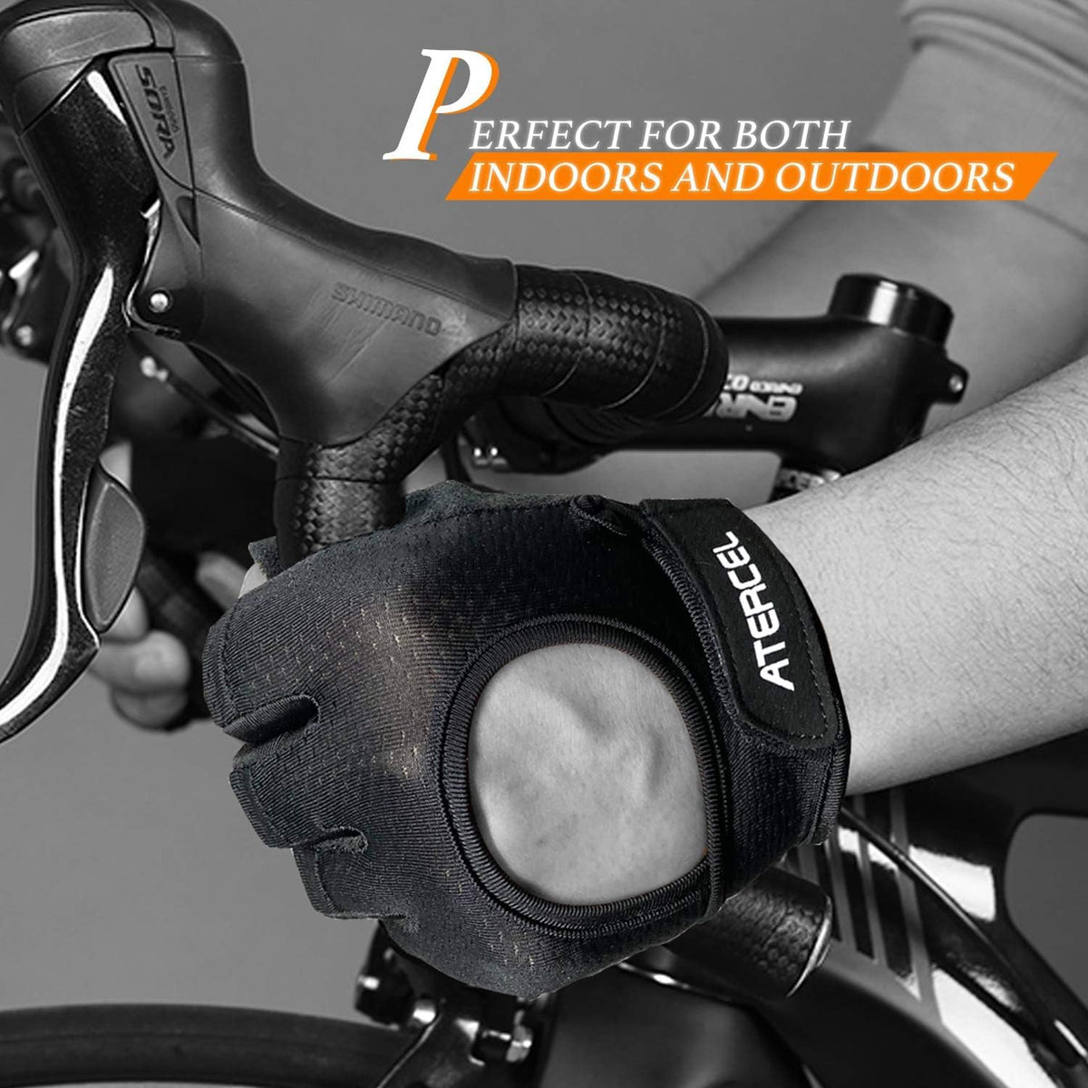 ATERCEL Weight Lifting Gloves Full Palm Protection, Workout Gloves for Gym, Cycling, Exercise