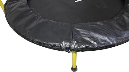 Teamson by Crowntec 36'' Round UV Resistant Steel Mini Trampoline with Handle and Safety Pad for