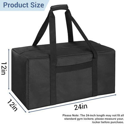 COOLBEBE 24x12x12 Inch Travel Duffle Bag (53L), Mid-Size Weekender for Overnight Trips, Camping