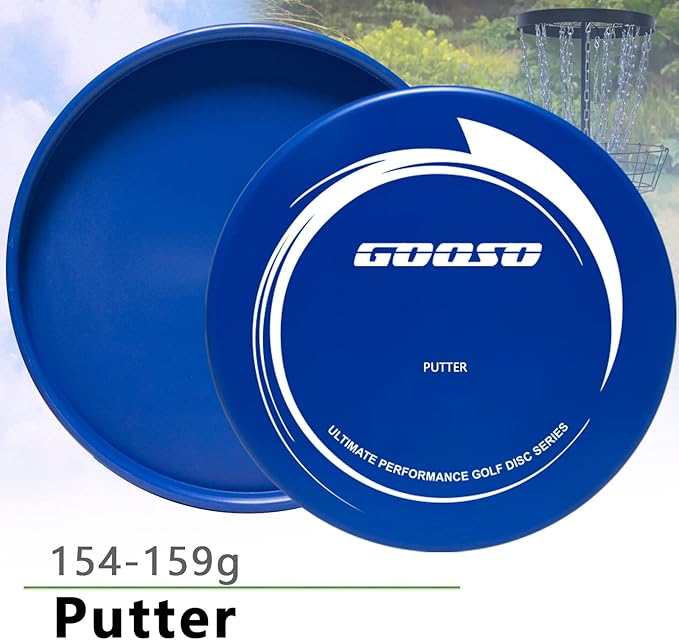 Disc Golf Set - Driver, Mid-Range and Putter Discs with Disc Golf Bag for Outdoor and Backyard