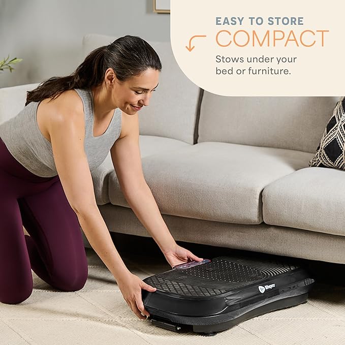 Lifepro Waver Vibration Plate Exercise Machine for Lymphatic Drainage, Muscle Activation, Full-Body