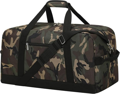 21 inch Gym Bag for Men - 40L Travel Duffel Bag Sport Duffle Bags for Weekend Overnight with Bottom