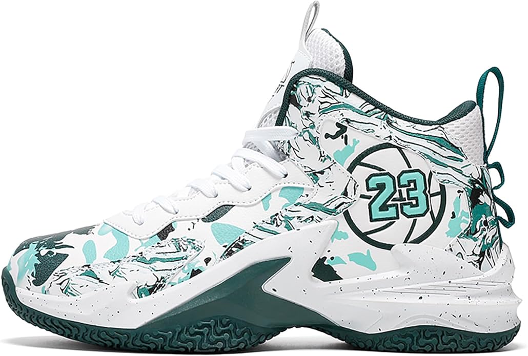 Boys Basketball Shoes Breathable Indoor Athletic Shoes Youth Outdoor Fashion Sneakers Comfortable