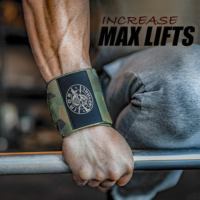 Iron Infidel Wrist Wraps for Weightlifting - 18" and 24" Heavy Duty Support for Working Out, Gym