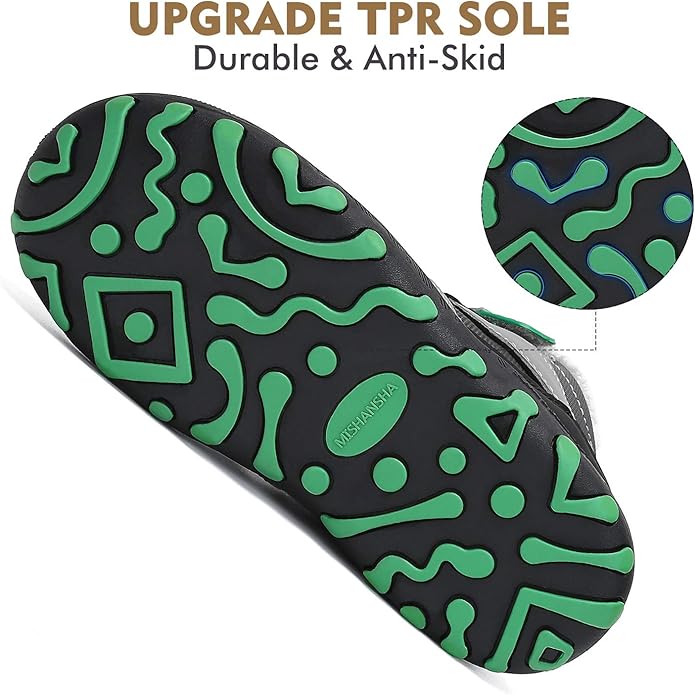 Mishansha Kids Hiking Boots Toddler Girls Boys Hiking Shoes Water-Resistant Anti-Collision Non-Slip