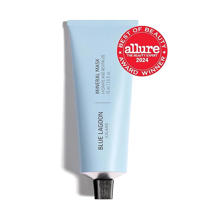 Blue Lagoon Hydrating Overnight Mineral Face Mask, Lightweight Gel Mask For Intense Hydration &