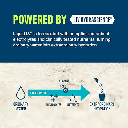 Liquid I.V.® Hydration Multiplier Sugar Free - Strawberry Watermelon | Electrolyte Powder Drink Mix