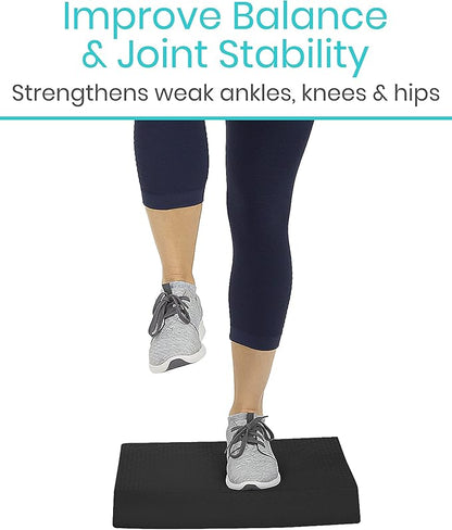 Vive Balance Pad - Foam Large Yoga Mat Trainer for Physical Therapy, Stability Workout, Knee and
