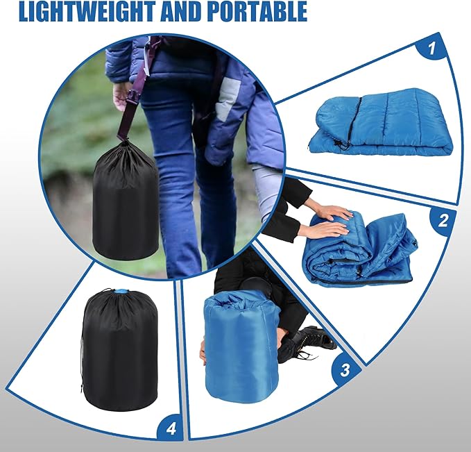 REDCAMP Kids Mummy Sleeping Bag for Camping, 3 Season Cold Weather Sleeping Bag Fit Boys,Girls &