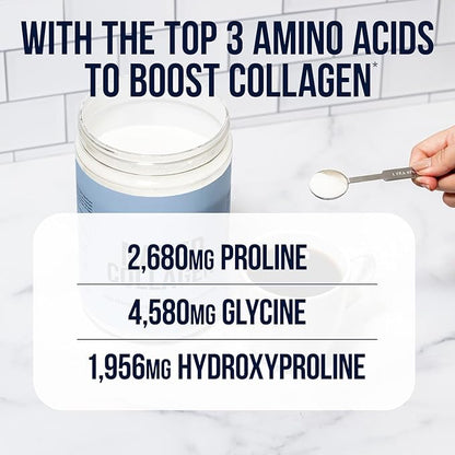 NAKED Vanilla Collagen Peptides Protein Powder, 25 Servings, Pasture-Raised, Grass-Fed Hydrolyzed