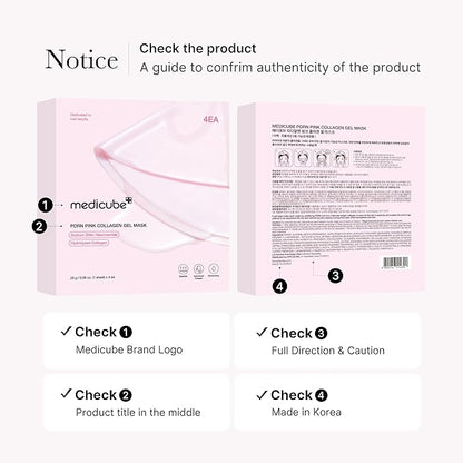 medicube Salmon DNA PDRN pink collagen jelly gel mask | overnight face mask for glass glow skin