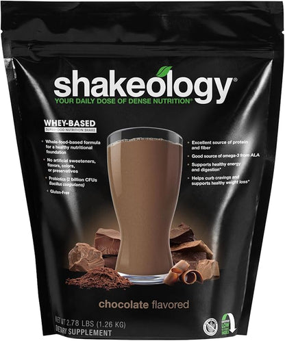 Shakeology Whey Protein Powder Blend - Gluten Free, Superfood Protein Shake with Vitamins and