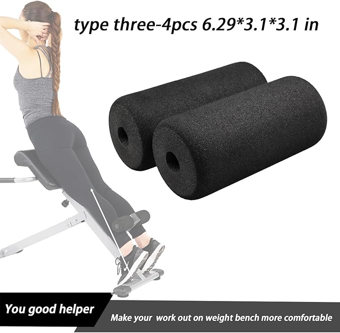Foot Foam Roller Pad(6.29 * 3.1 * 3.1 in), Inversion Table Parts, Foam for Inversion Table, Workout