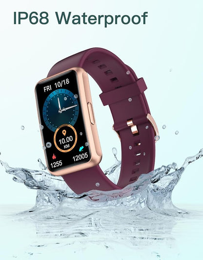 HUAKUA Fitness Tracker No Bluetooth No APP No Phone Needed, Fitness Watch for Men Women Parents