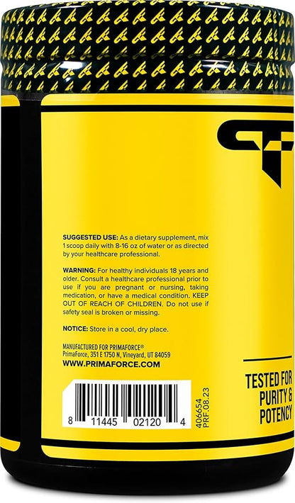 Primaforce BCAA Powder (Pineapple Mango) (30 Servings) - 7000MG 2:1:1 BCAAs, Post-Workout Recovery