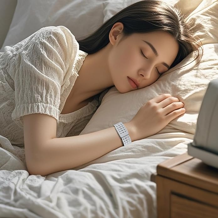 Silicone Bands Compatible with WHOOP 5.0 One and Peak, Adjustable Soft Comfortable Breathable