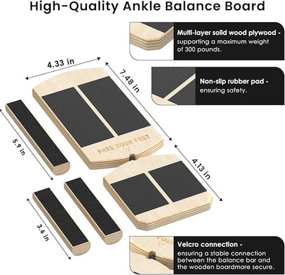 Ankle Balance Board Foot Strengthener Trainer Ideal for Sprained Ankle Recovery Stability Exercises
