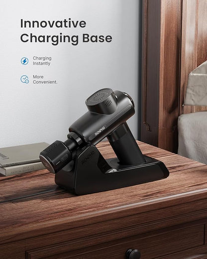 RENPHO Massage Gun Deep Tissue with Charging Stand, Heat and Cold Head, Percussion Body Muscle