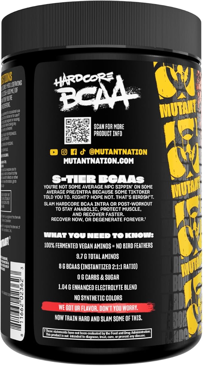 Mutant Hardcore BCAA - Pre, Intra or Post Workout ??BCAA Next Level branched-Chain Amino Acids