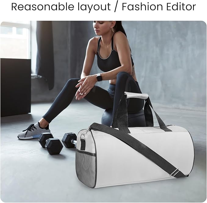 C&F BOGMOST Small Gym Bag for Travel & Duffel - 20 Inch Lightweight Carry On Bag for Men & Women