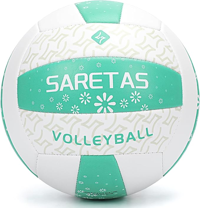 Beach/Water/Sand Volleyballs, Outdoor/Indoor Official Size, Soft Touch Volleyball for Beginners