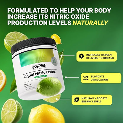 Nature's Pure Blend Liquid Nitric Oxide Supplements for Men ??L-Arginine Powder ??Nitric Oxide