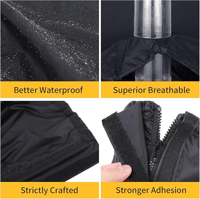 2PCS Gators for Hiking Boots-Gaiters for Hiking, Waterproof, Sandproof and Anti-Mosquito Bites for