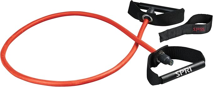 SPRI Xertube Resistance Bands with Handles – All Exercise Cords Sold Separately with Home Gym