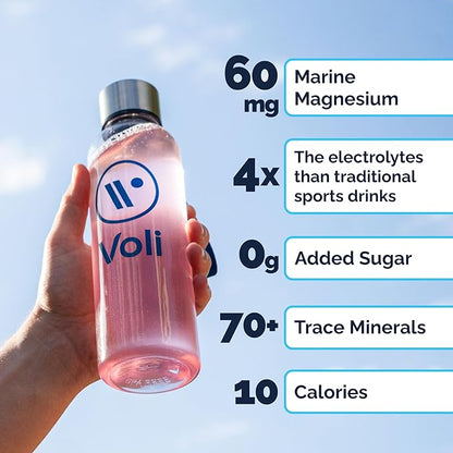 Voli Electrolytes Powder Packets | No Added Sugar Electrolyte Drink Mix for Hydration | Keto &