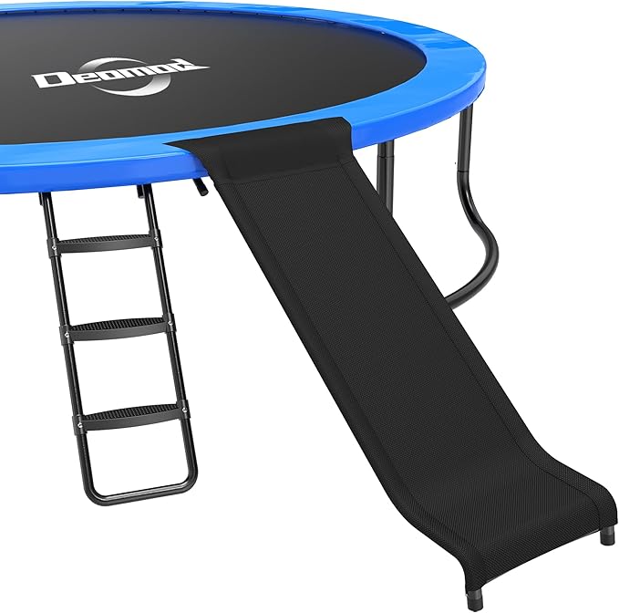 Trampoline Ladder Slide Kit, Trampoline Universal 3 Steps Ladder & Buffer Slide, Universal