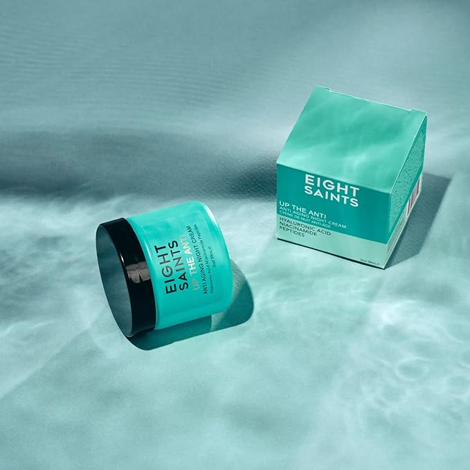 Eight Saints Skin Care Up the Anti Night Cream Face Moisturizer to Reduce Fine Lines and Wrinkles